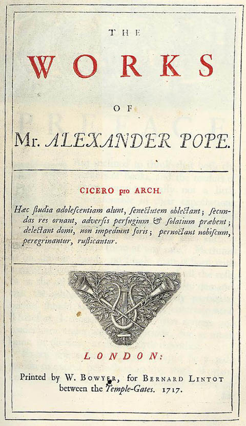 Essay On Criticism Alexander Pope