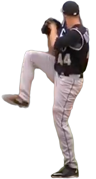 Tyler Anderson's pitching windup