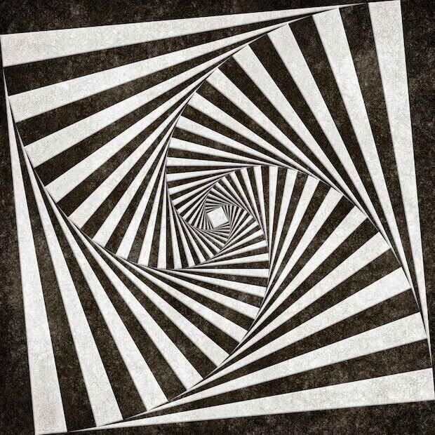 black and white illusion