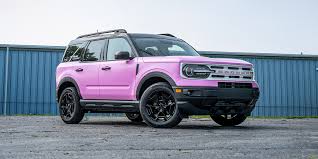 a baby pink bronco