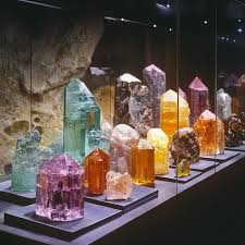 room full of crystals