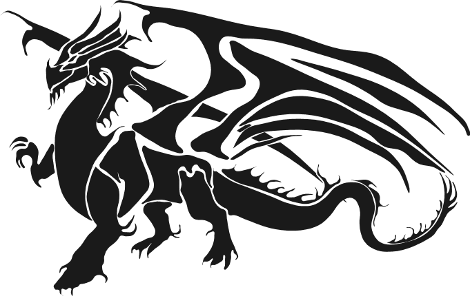 Silhouette of a Dragon