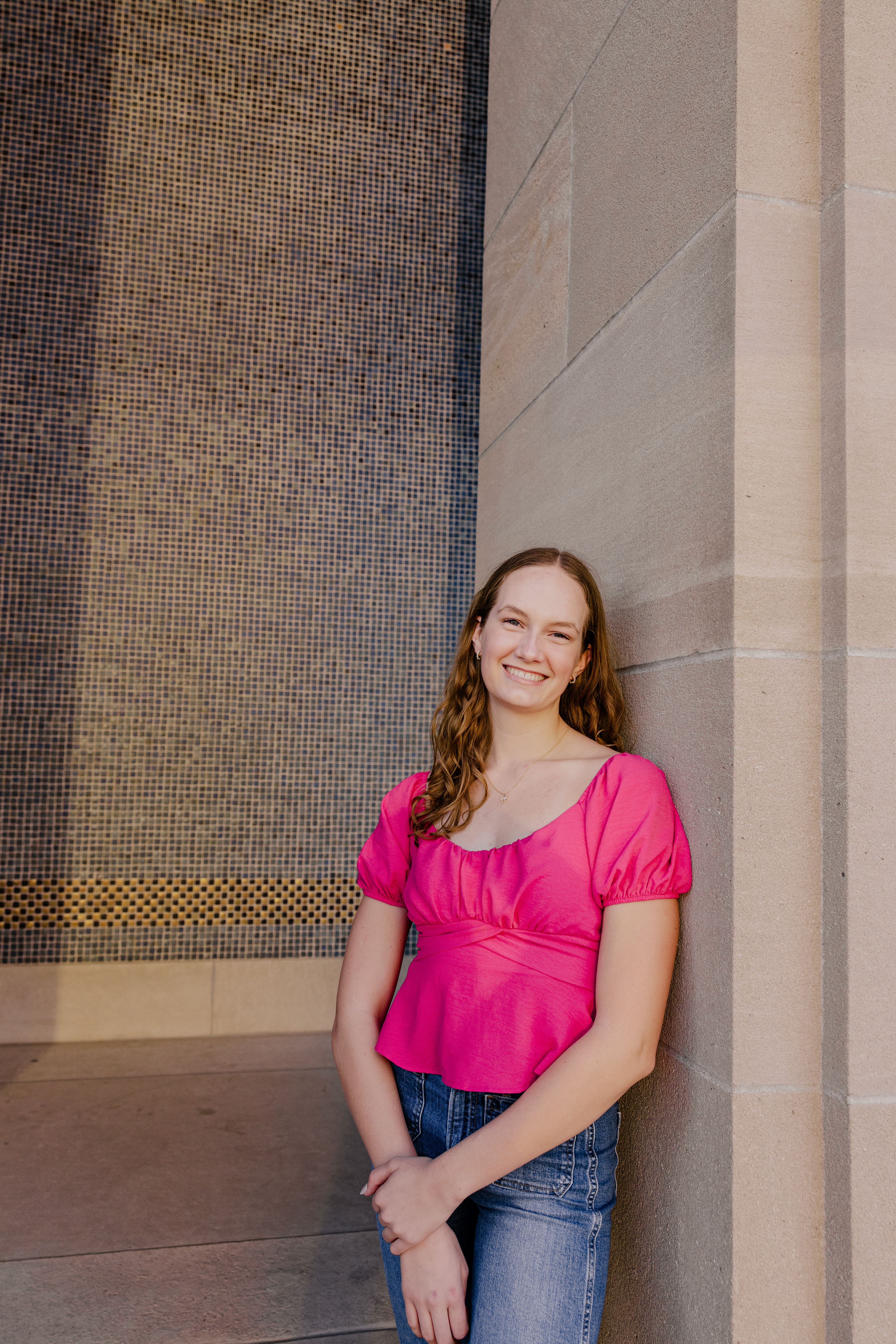 a photo of the website's creator, Lauren Bullins