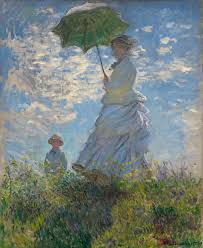 A woman standing in a feild