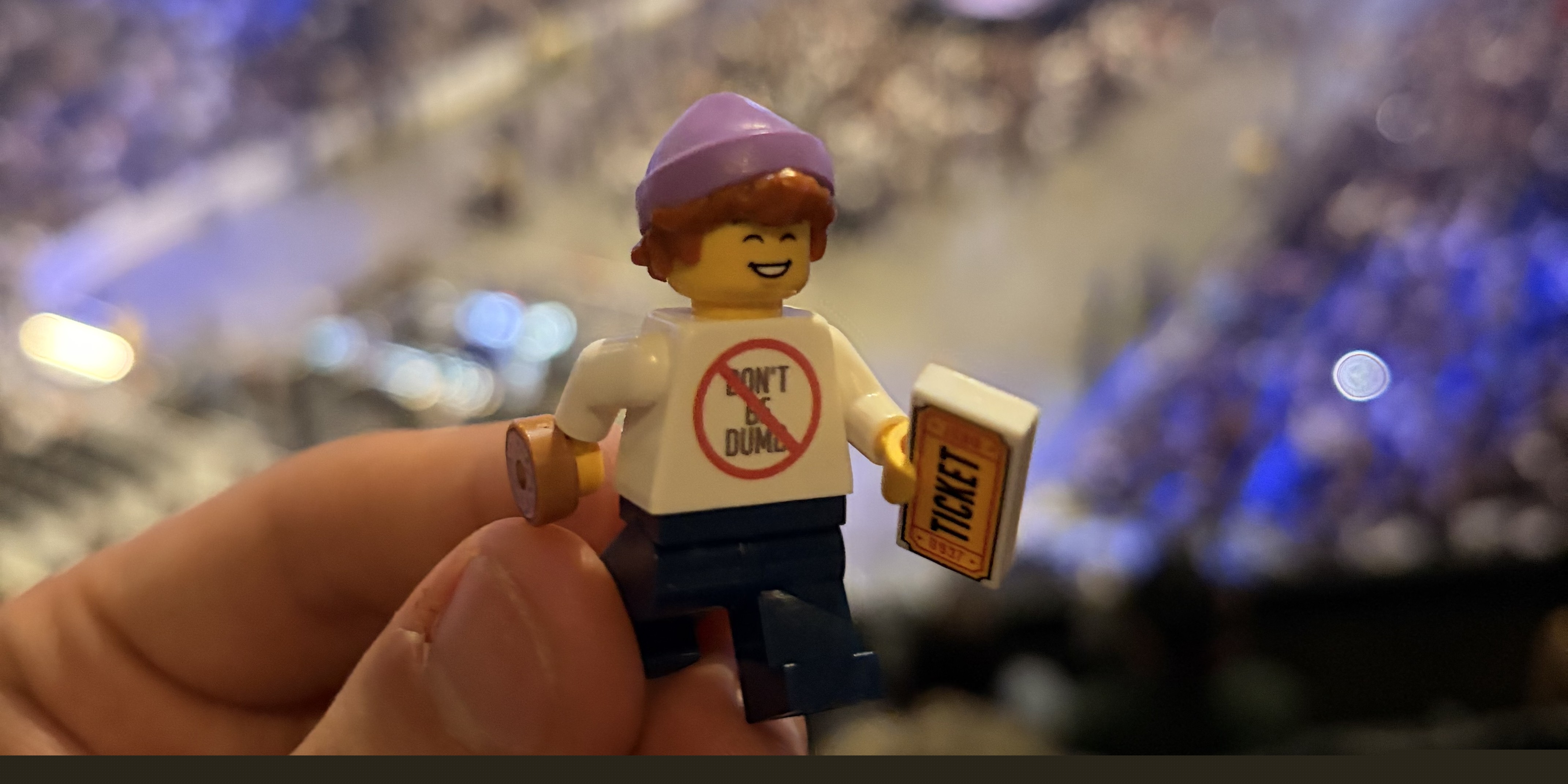 Lego Minifigure themed around A$AP Rocky's album, 
            'Don't Be Dumb'