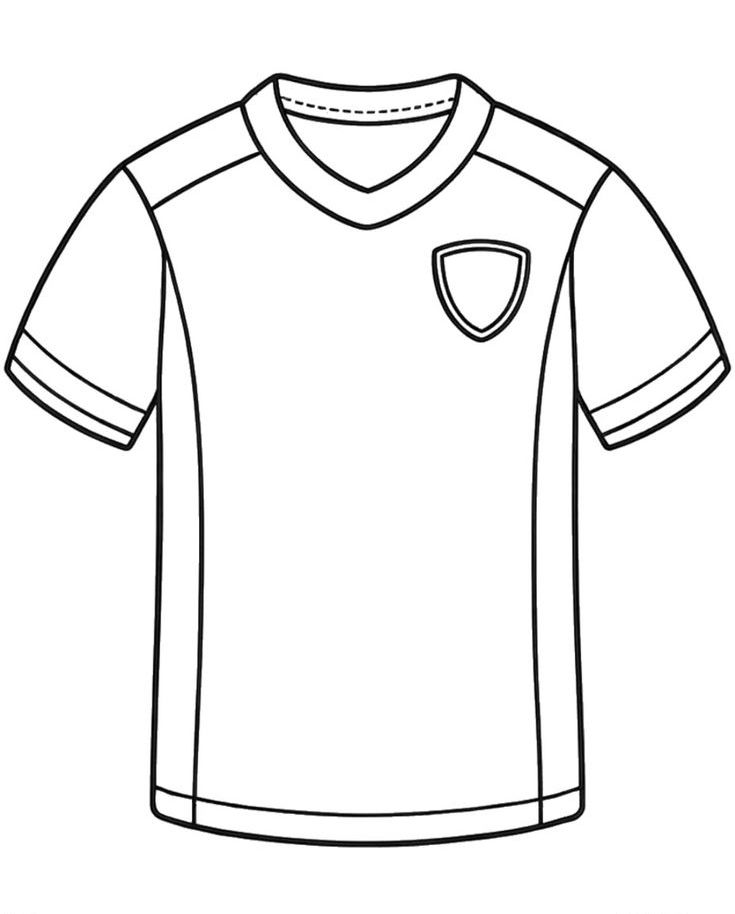 blank soccer jersey