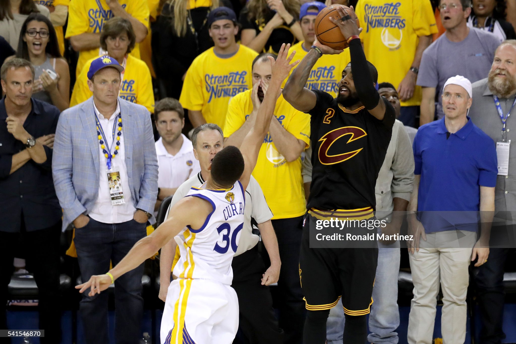 Kyrie Irving go-ahead three in 2016 NBA Finals