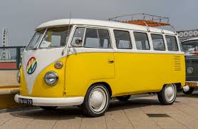 This is a yellow van.