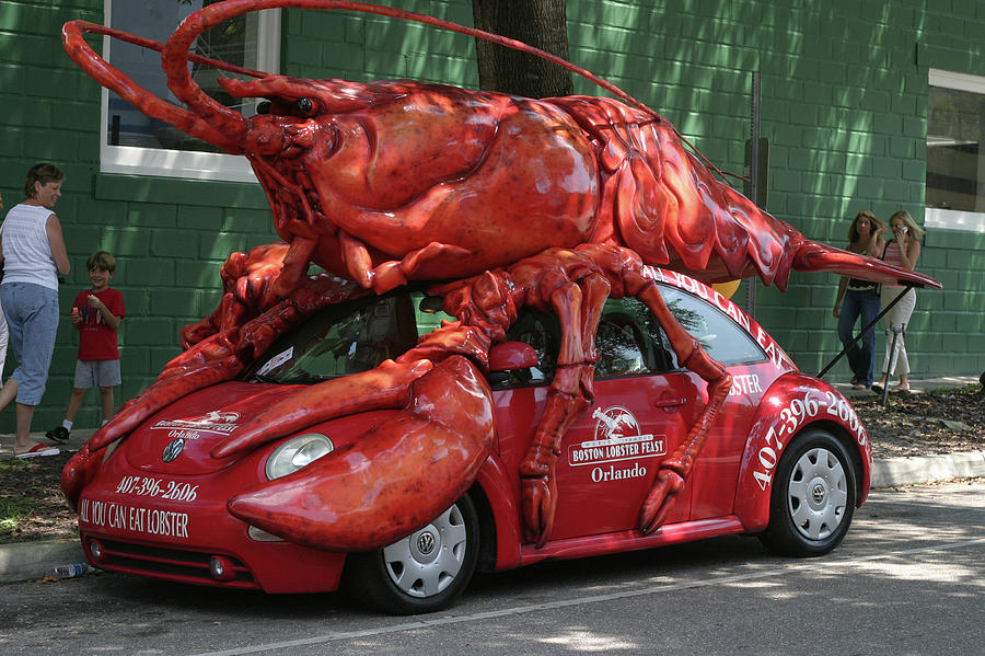 Photo of a lobster car