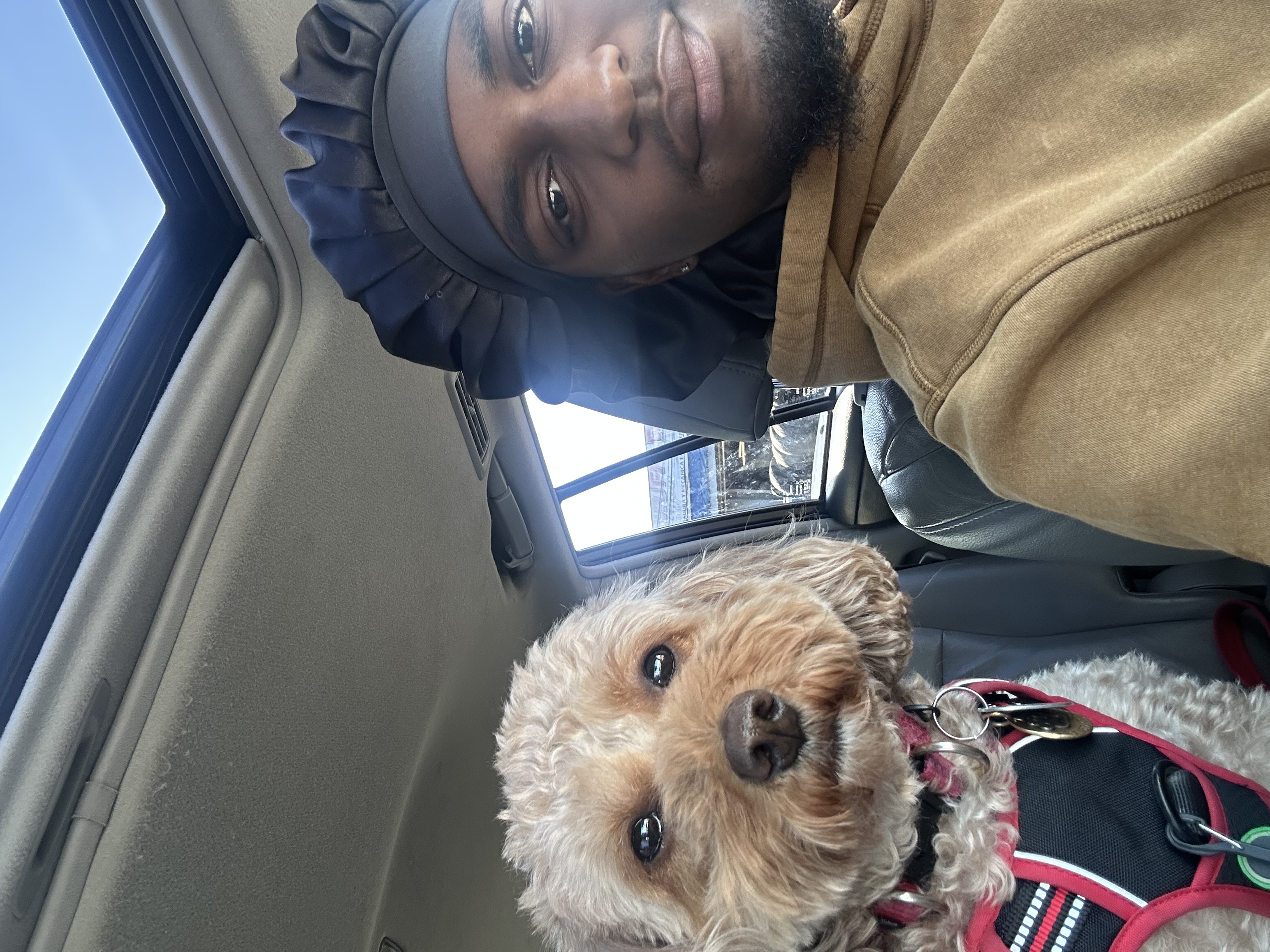 Me and my curious lil dawg