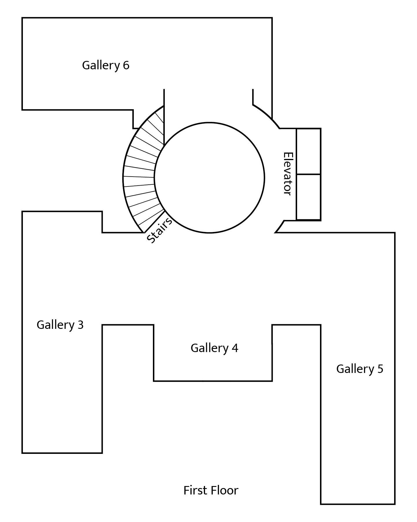 underground floor plan of The Magnus Institute Museum