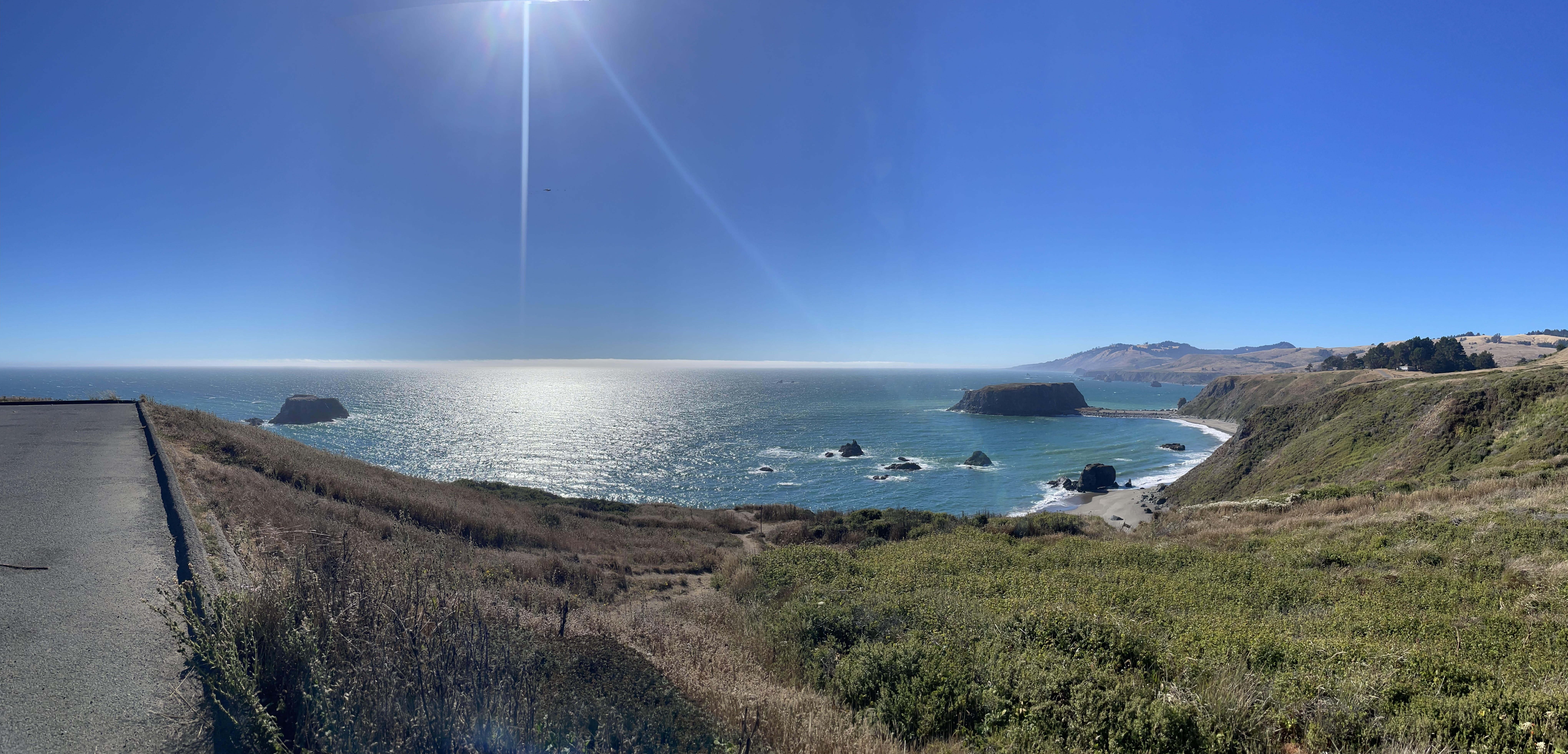 A beach view from my trip to California this summer