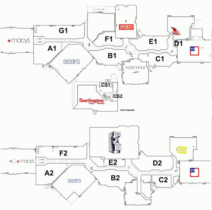 Holyoke mall floorplan