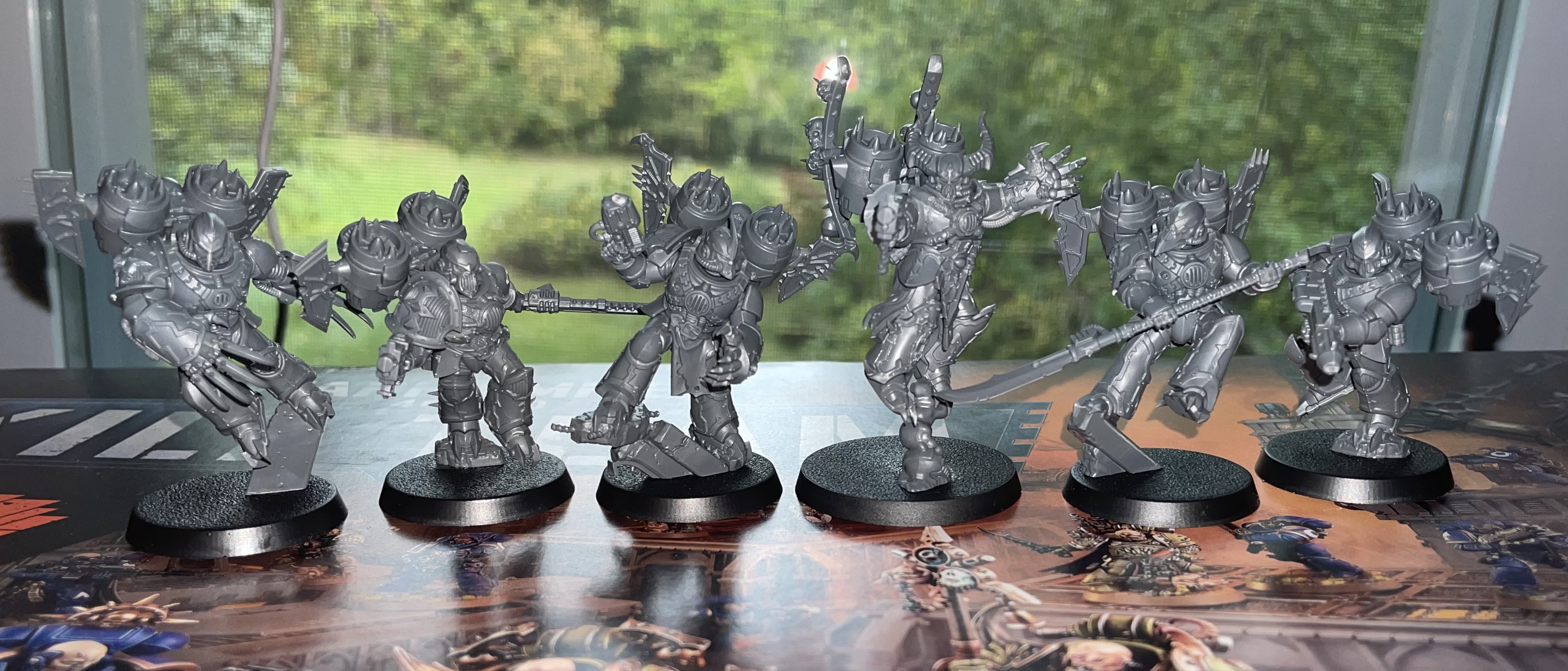 Models of Murderwing Kill Team