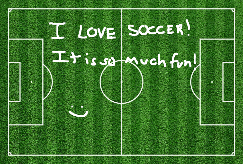 I love Soccer banner