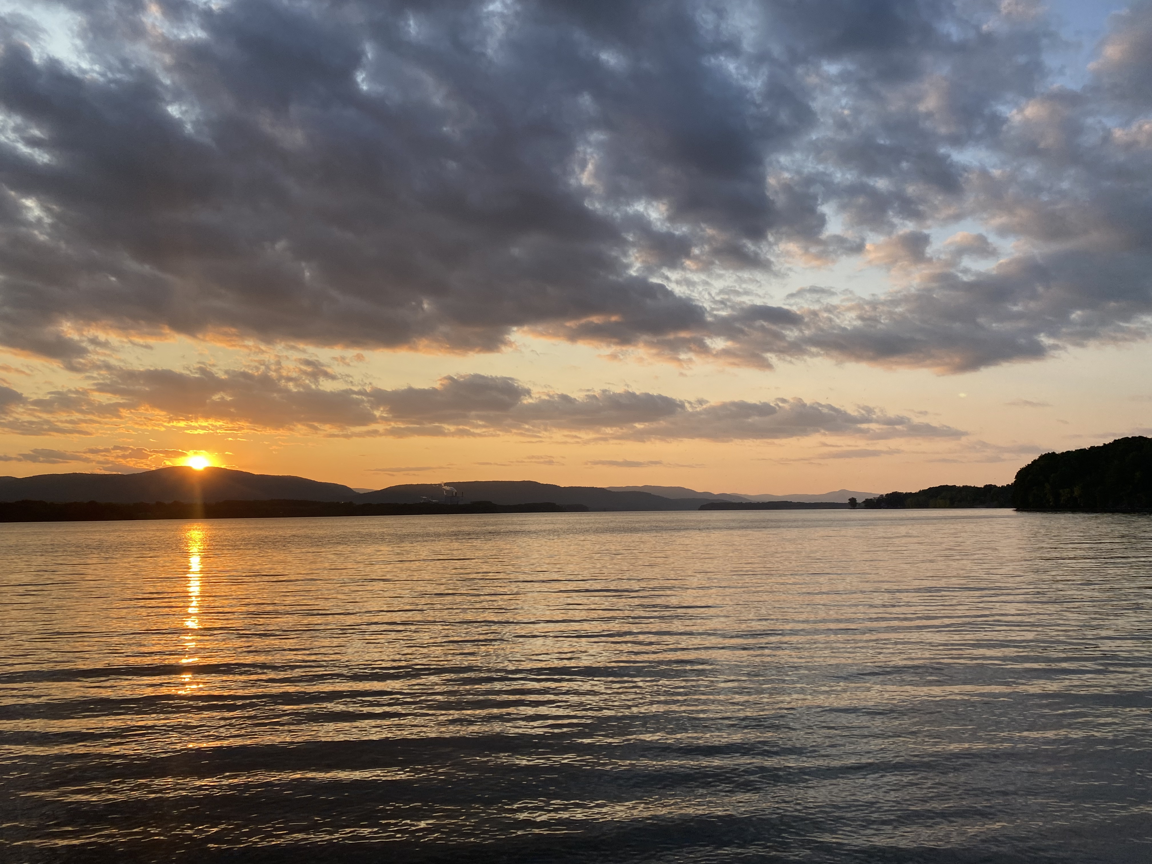 Adirondack Mountains seen from VT