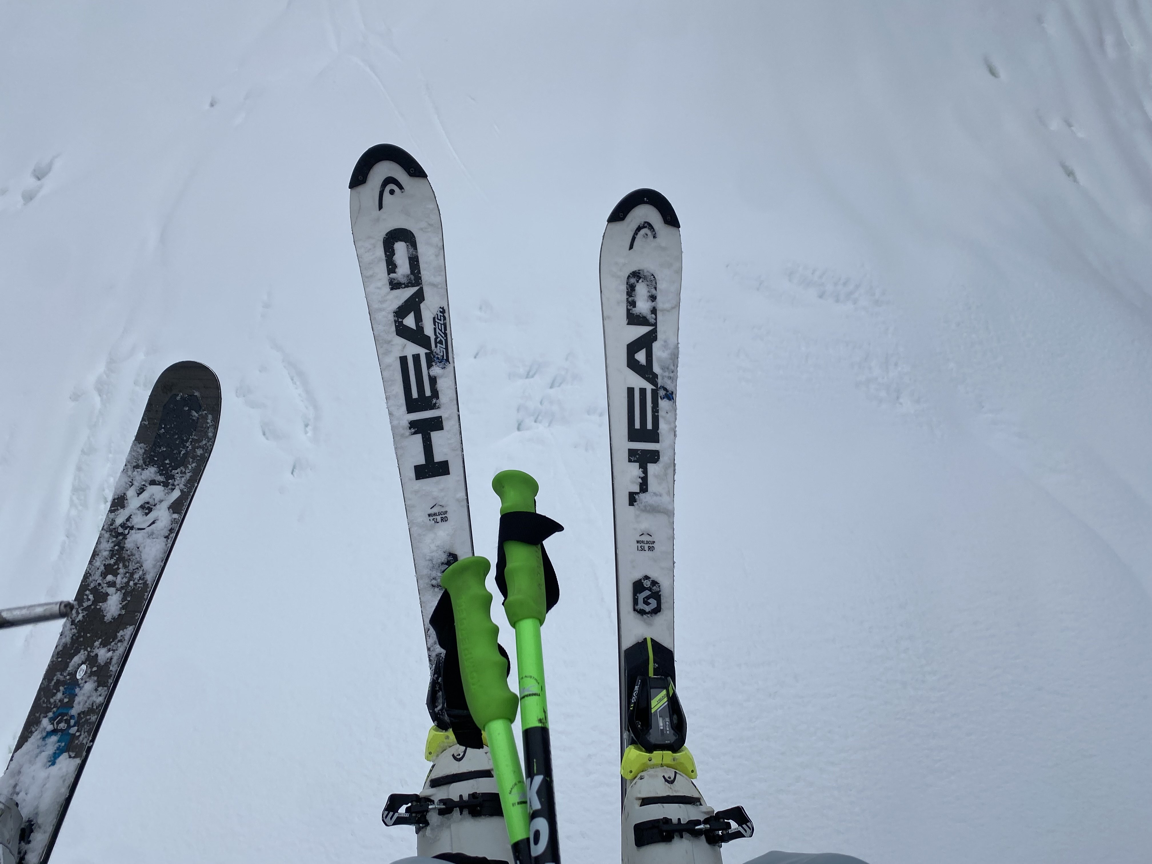 My slalom skis.