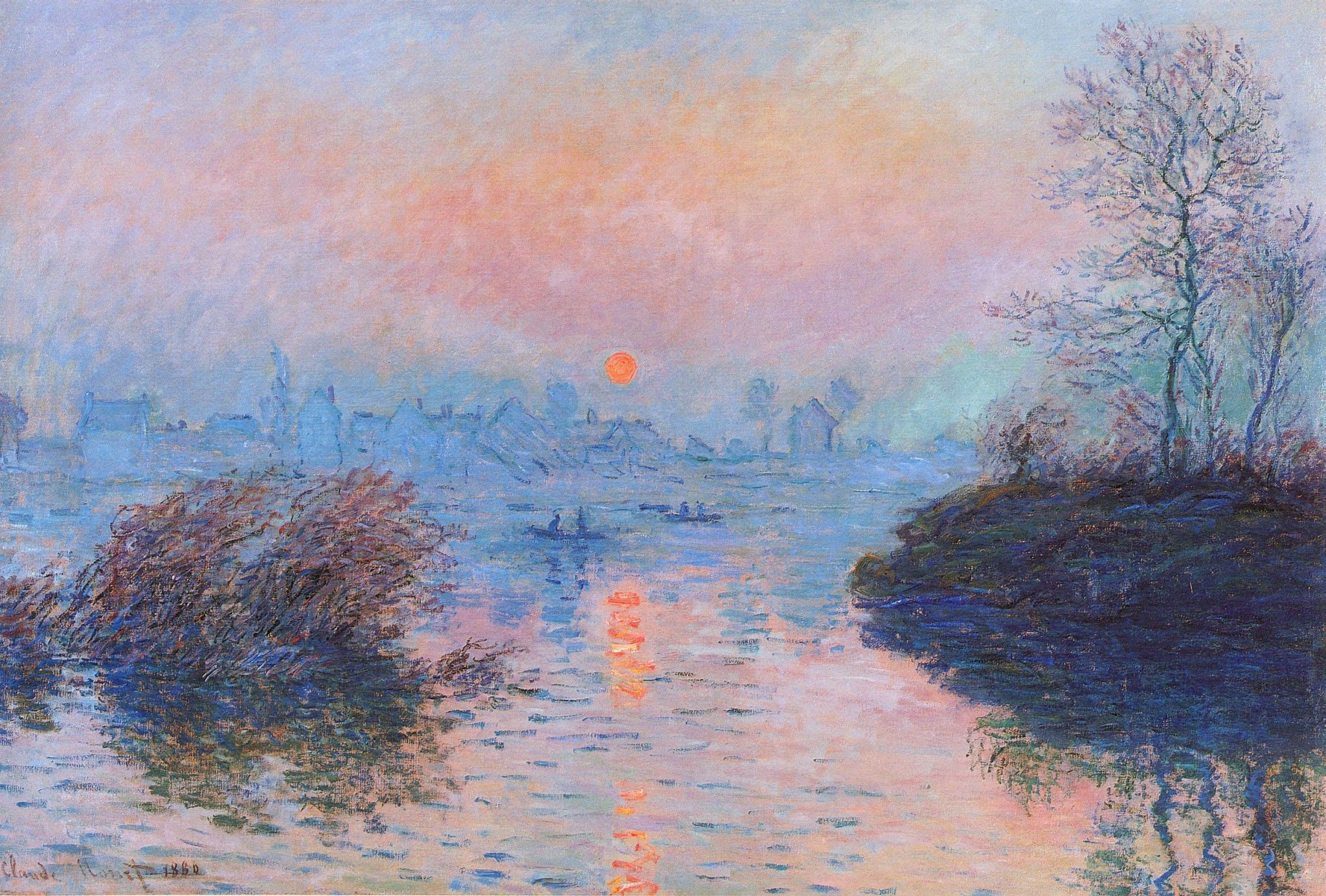 Claude Monet Painting