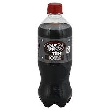 a dr pepper bottle