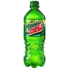 a mountain dew bottle