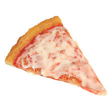 a slice of cheese pizza