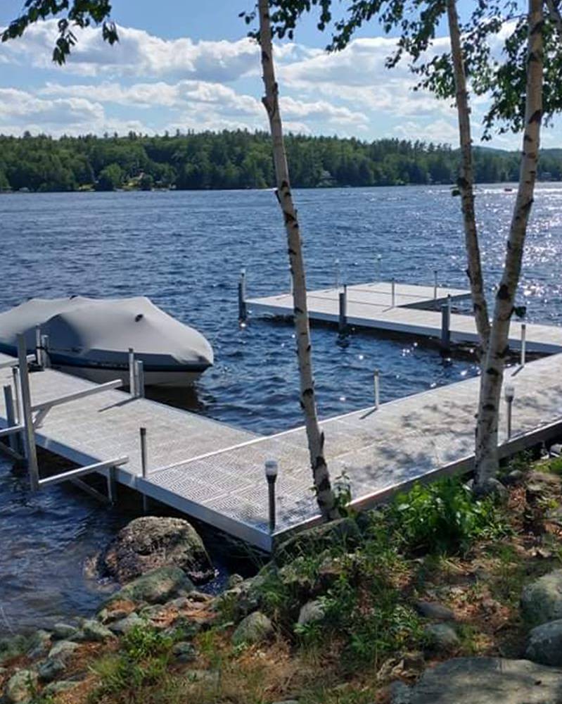 Dock with boat