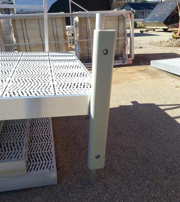 Dock platform on land