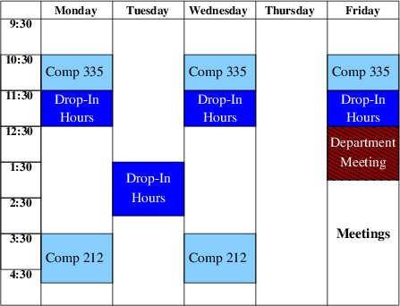 Fall schedule, 2025