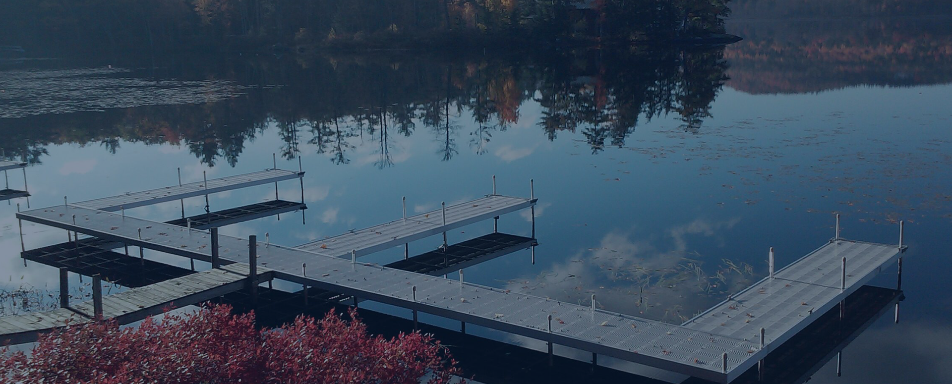 A dock installed by E-Z Docking
